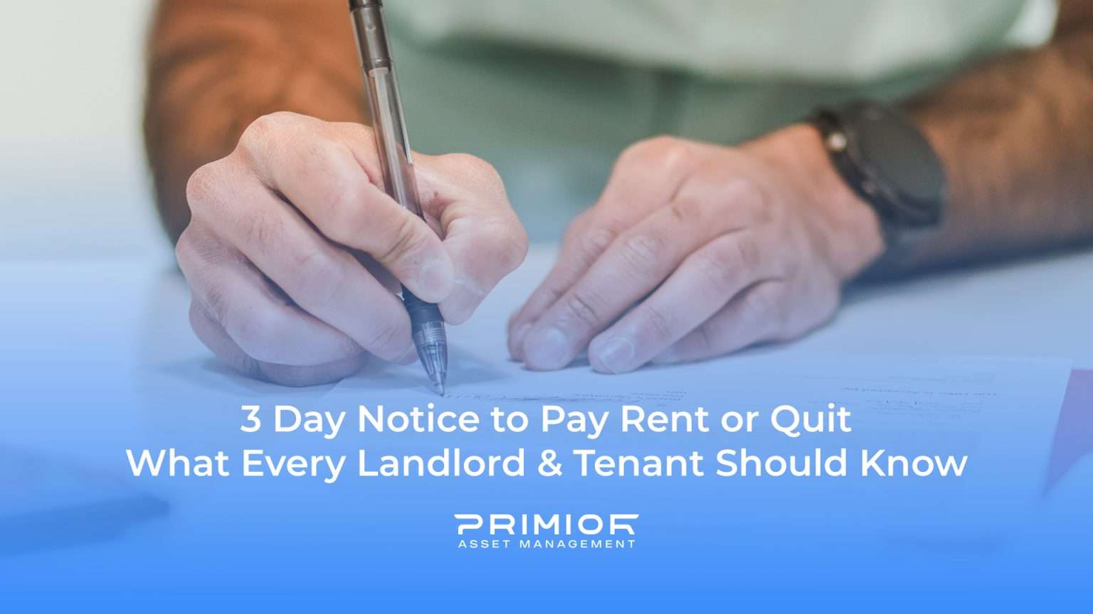 3 Day Notice To Pay Rent Or Quit: What Every Landlord And Tenant Should ...