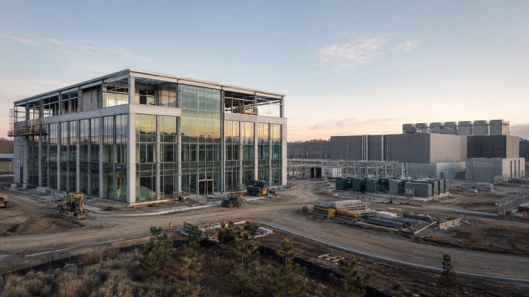 Office building and data center construction illustrating office construction spending