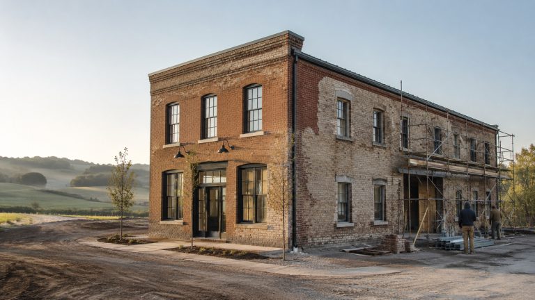 Rural commercial property undergoing substantial improvement for Opportunity Zone investment